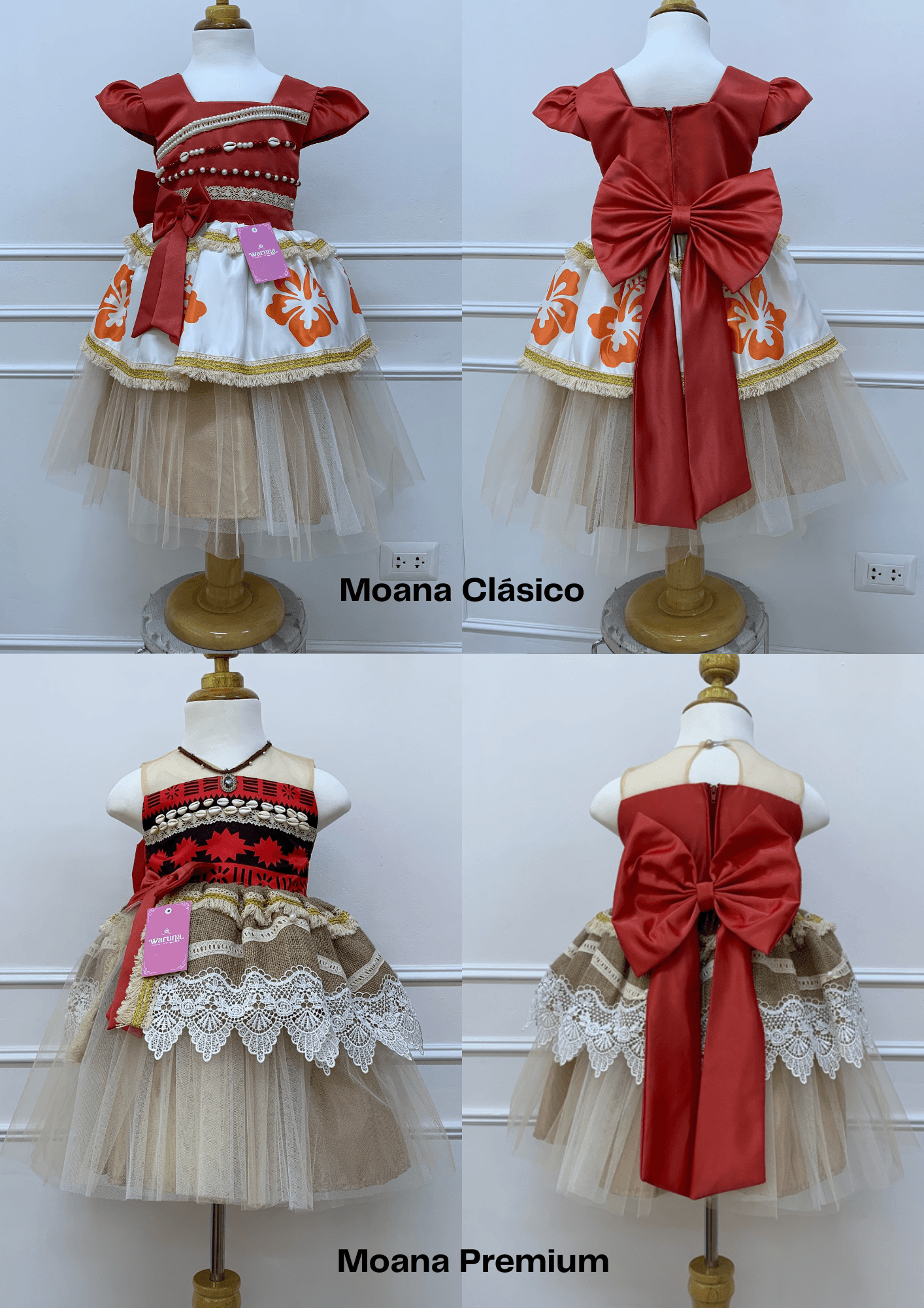 Vestido Moana Clásico — 2,4,6,8