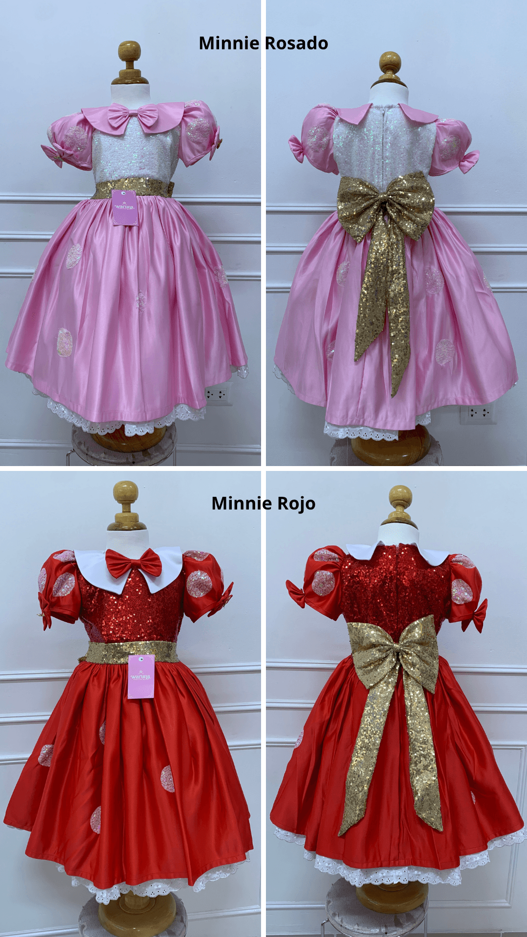 Vestido Minnie Rojo