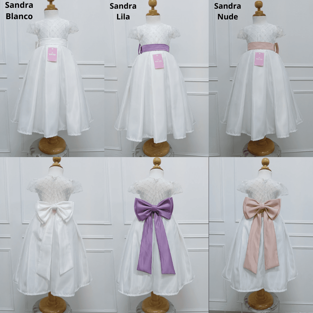 Vestido Sandra Verde Cemento — 12,14,16