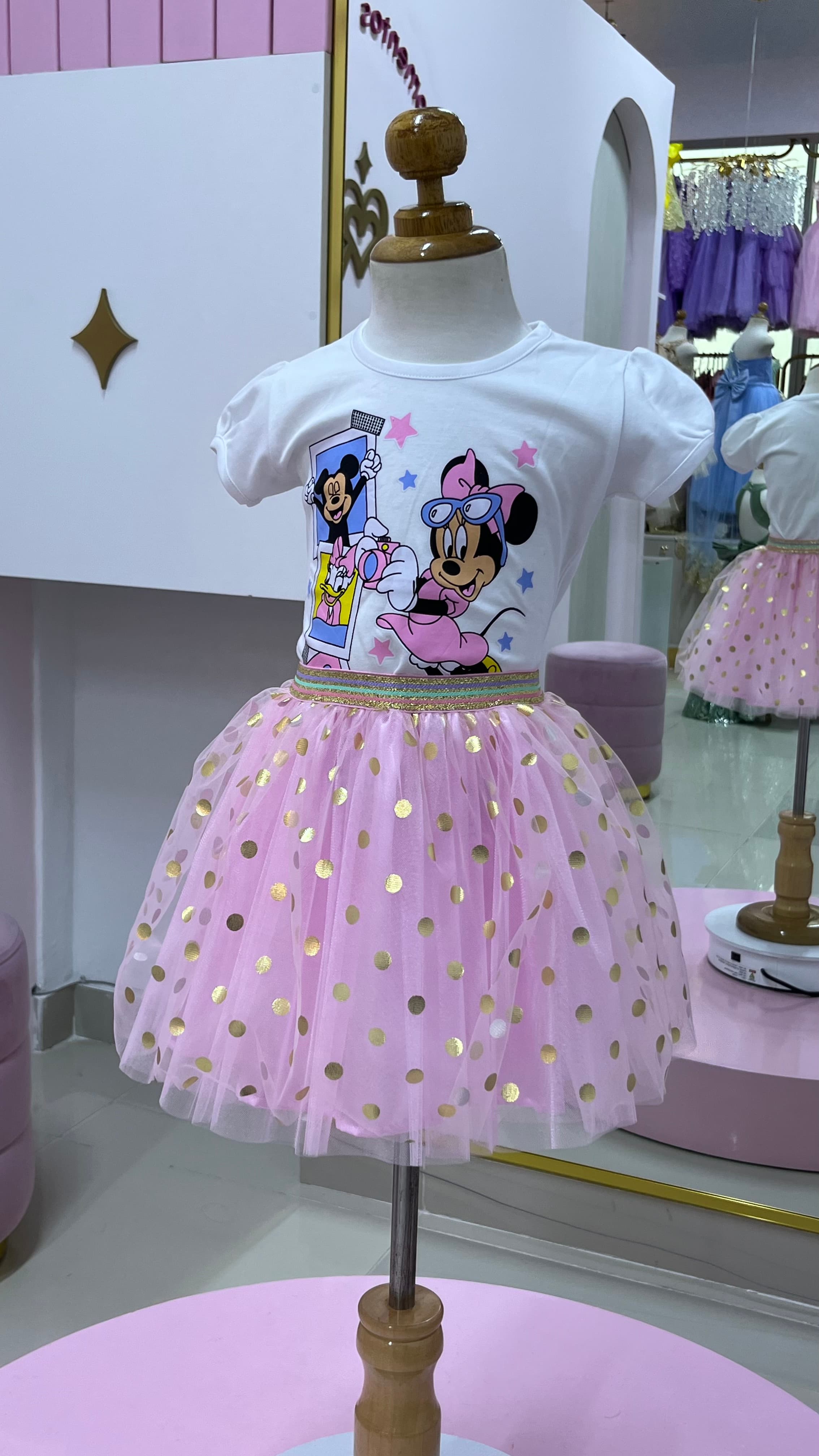 Combo Tutú y Polo Minnie 2 — S,M,L