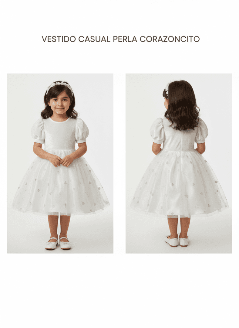 Vestidos Casuales Colores — 2 - PERLA CORAZONCITO