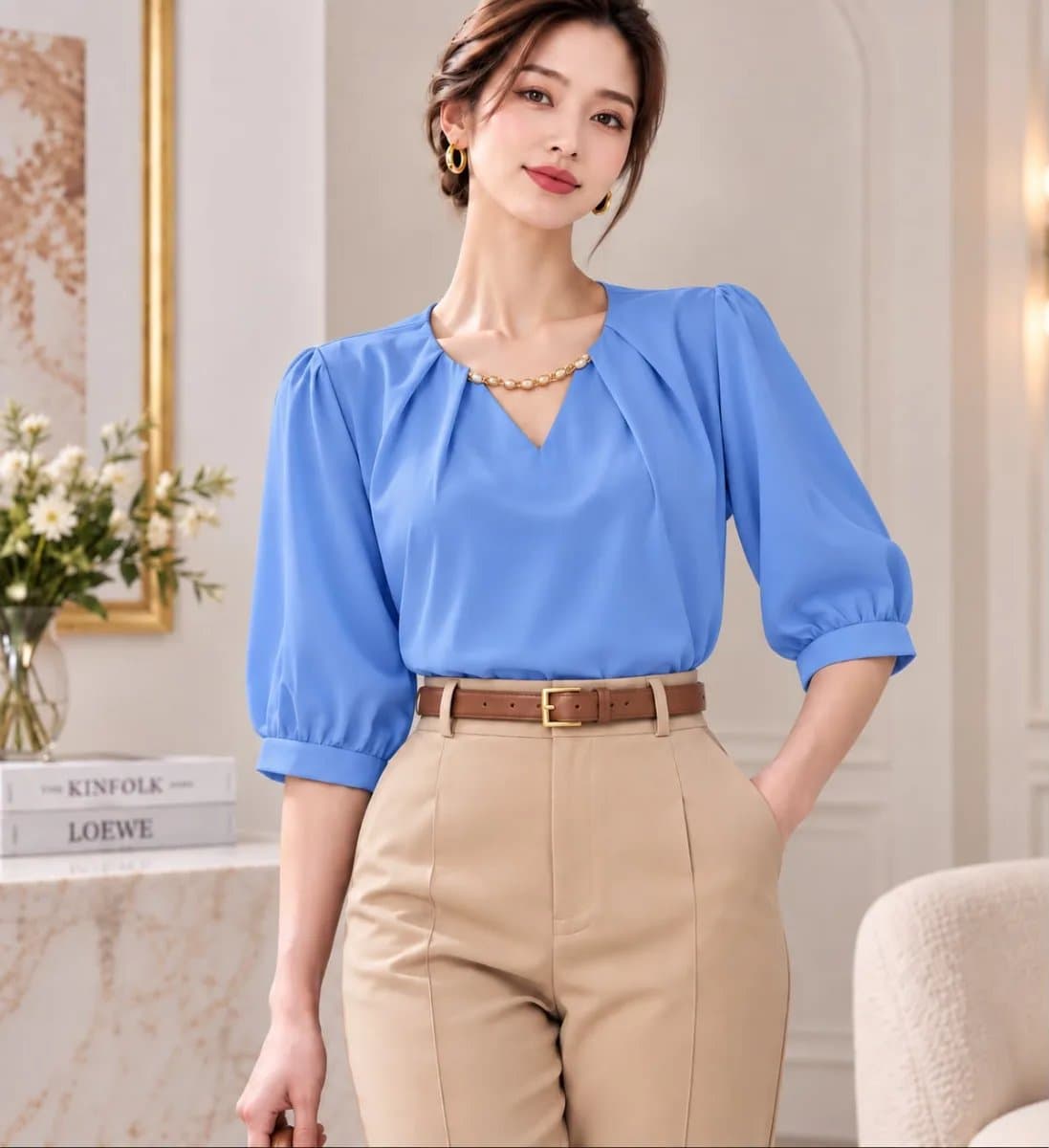 Blusa Ingrid — Blusa Ingrid - Vino - M