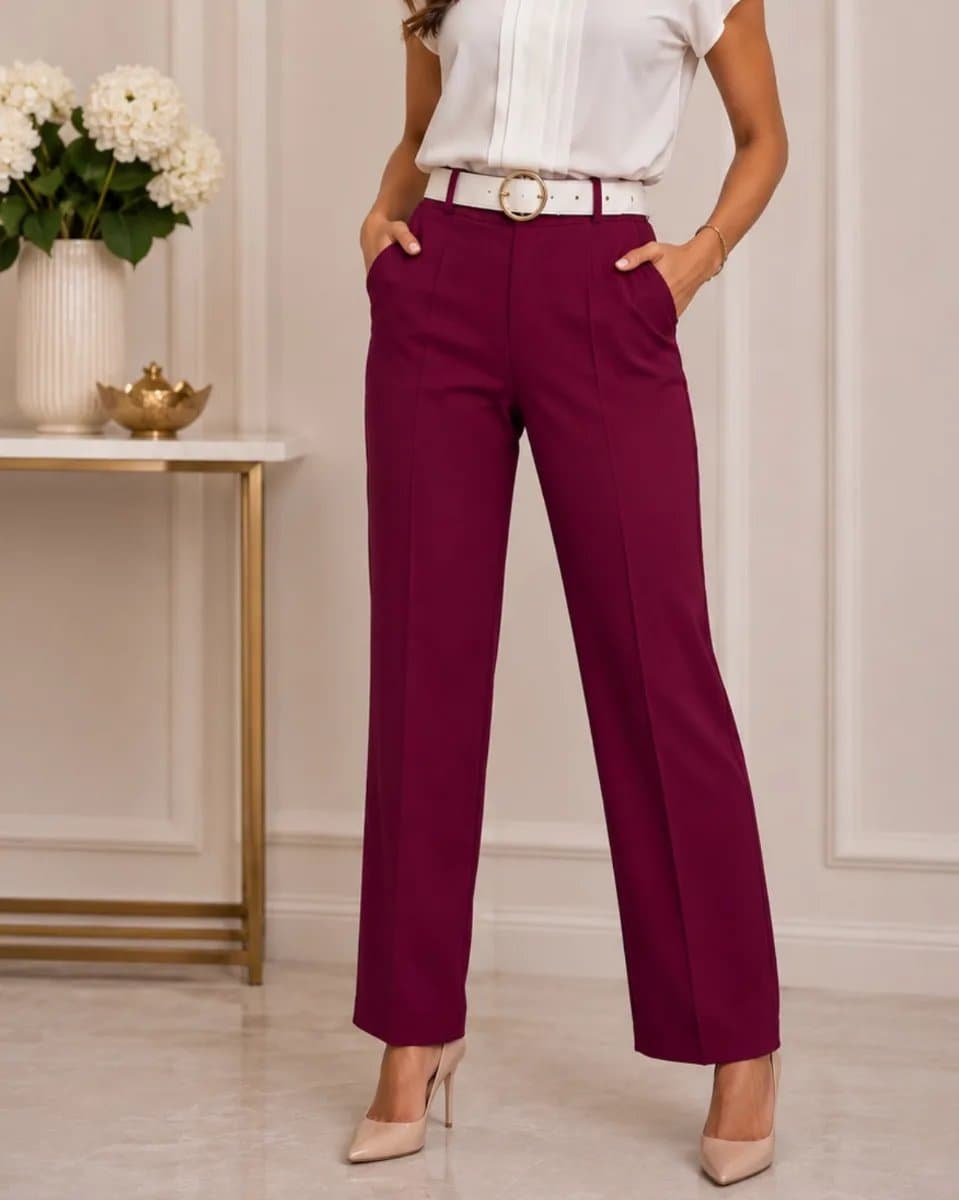 Pantalon Bella Loma — Pantalon Bella Loma - Guinda - L