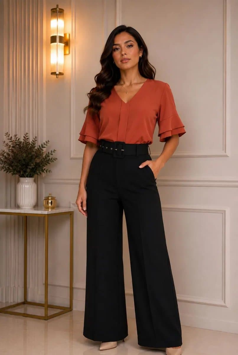 Blusa Cloe — Blusa Cloe - Lacre - L