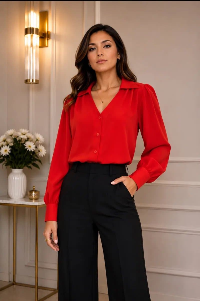 Blusa Abril — Blusa Abril - Naranaja - L