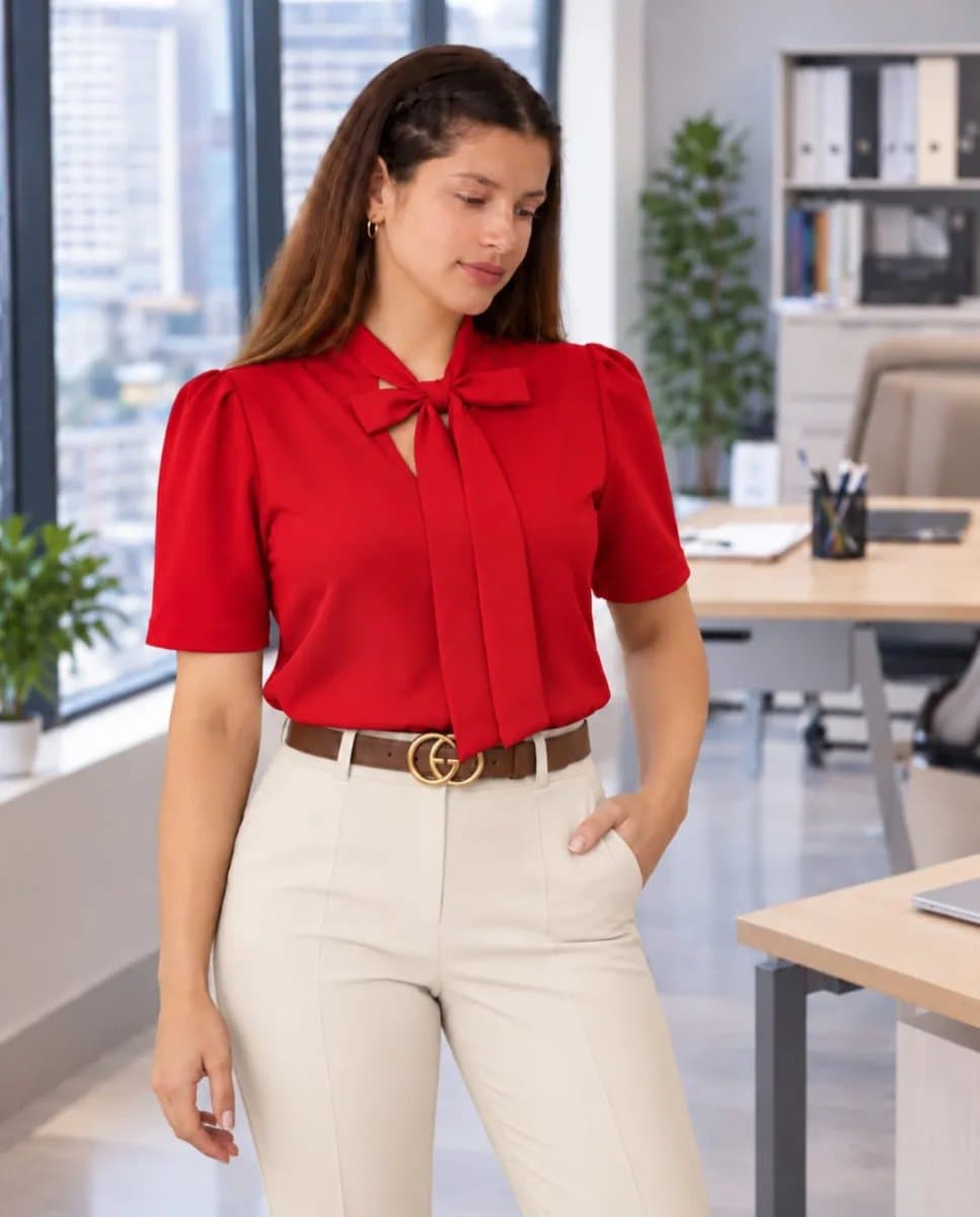 Blusa Celeste — Blusa Celeste - rojo - L