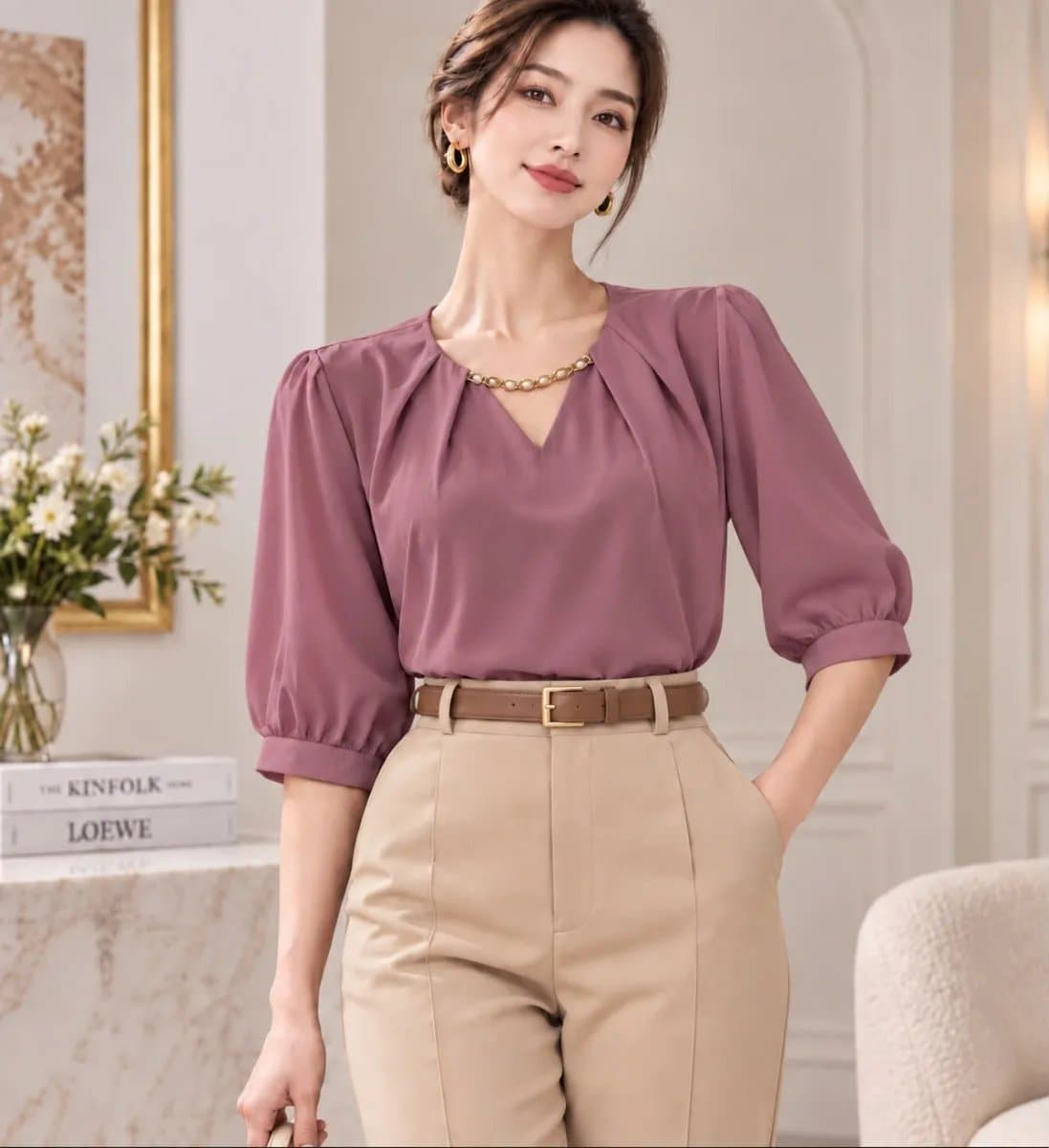 Blusa Ingrid — Blusa Ingrid - Uva - M