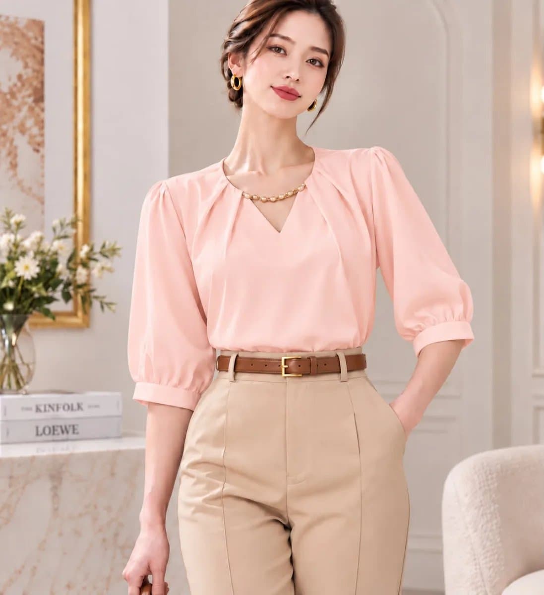 Blusa Ingrid — Blusa Ingrid - Melón - L