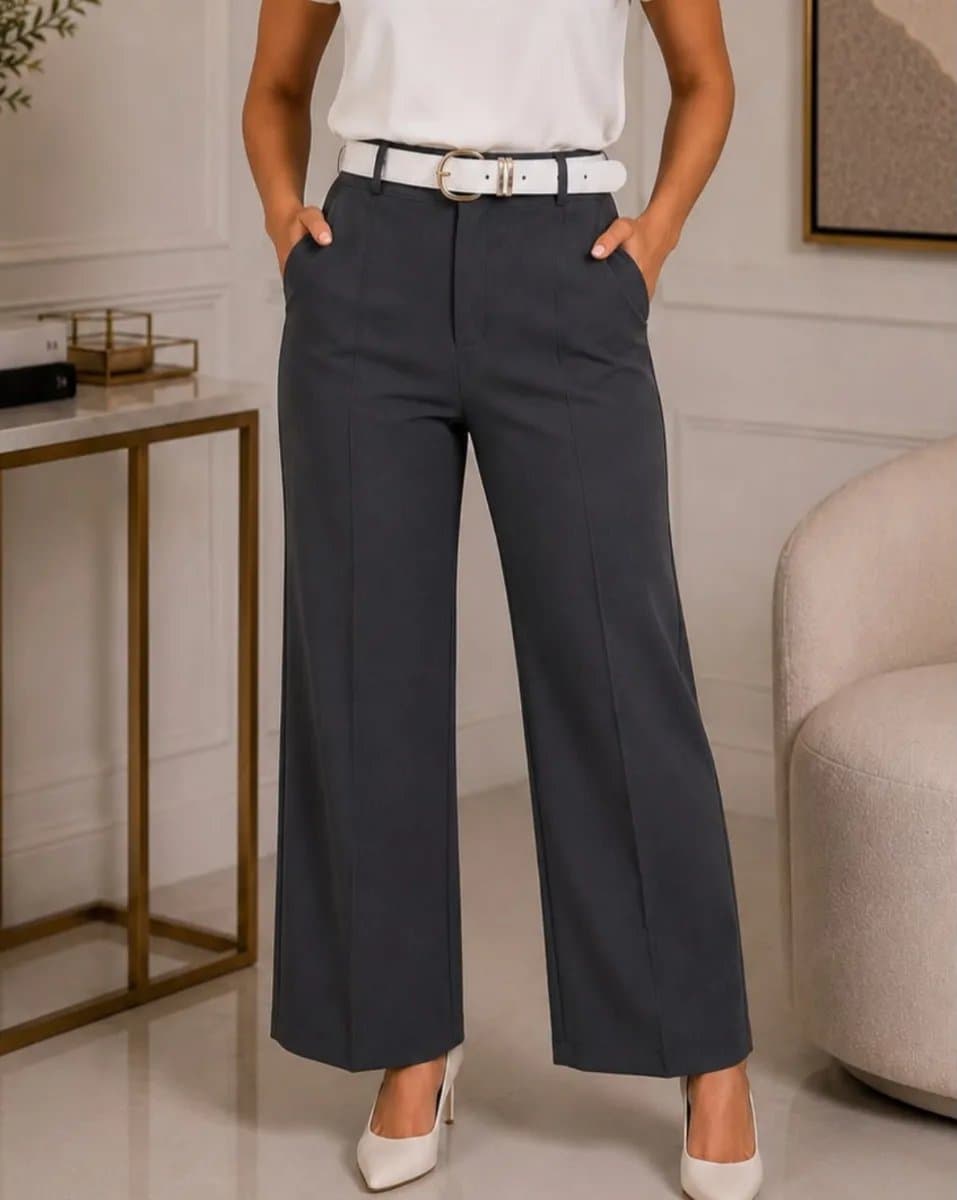 Pantalon Zara — Pantalon Zara - Plomo oscuro - L