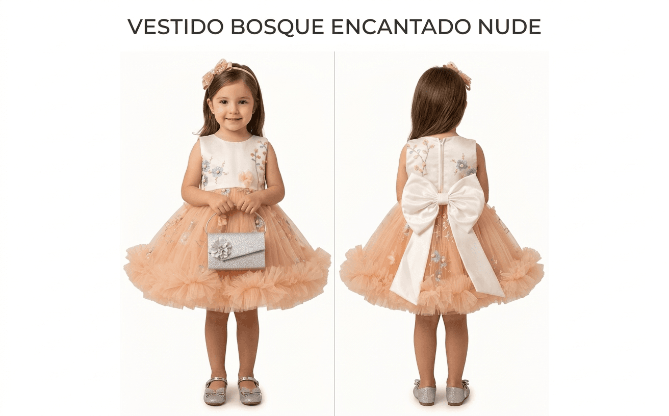 Bosque Encantado Nude — Bosque Encantado Nude - Talla 4