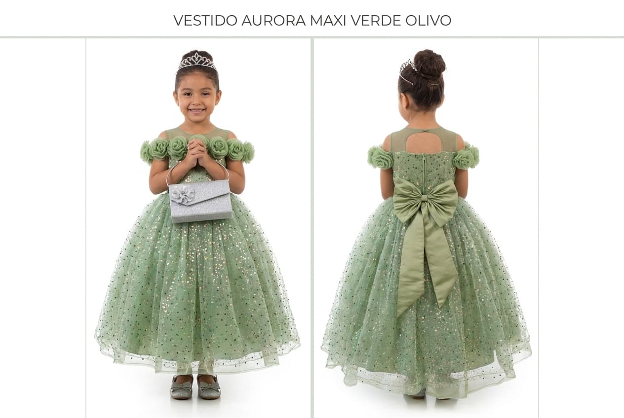 Aurora Maxi — Aurora Maxi Verde Olivo T2
