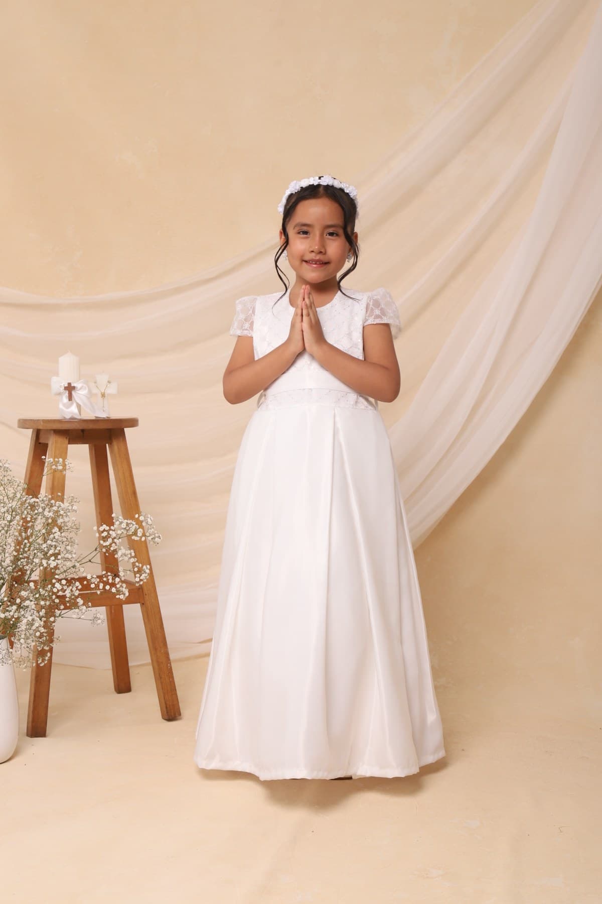 Vestido Sandra Blanco — Vestido Sandra Blanco - Talla 2