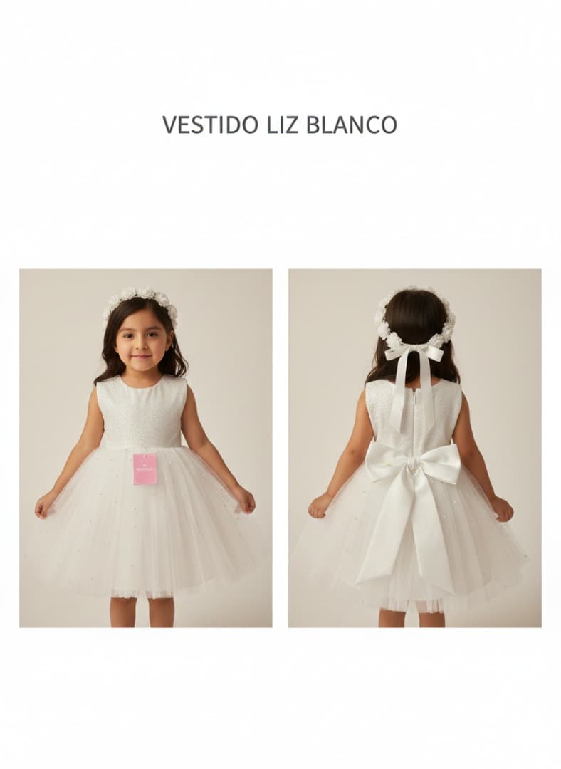 Vestido Liz — 2 - BLANCO