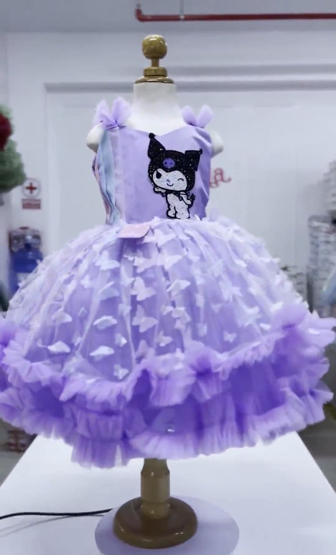 Vestido Kuromi — Vestido Kuromi - Talla 6
