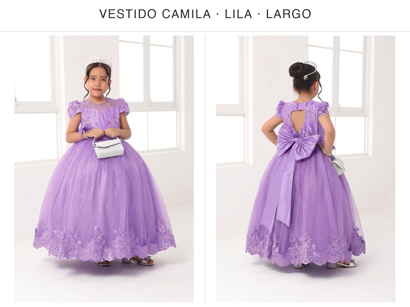 Vestido Camila — Vestido Camila Lila T6