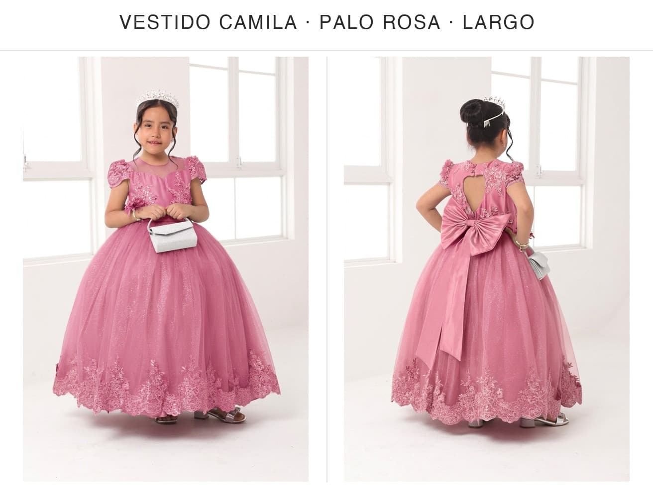 Vestido Camila — Vestido Camila Palo Rosa T2