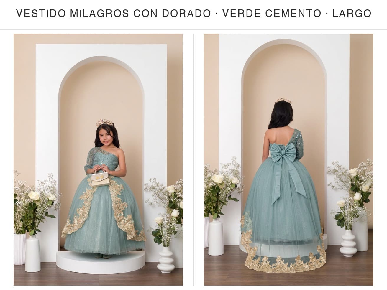 Milagros con Dorado — Milagros con Dorado Verde Cemento T10