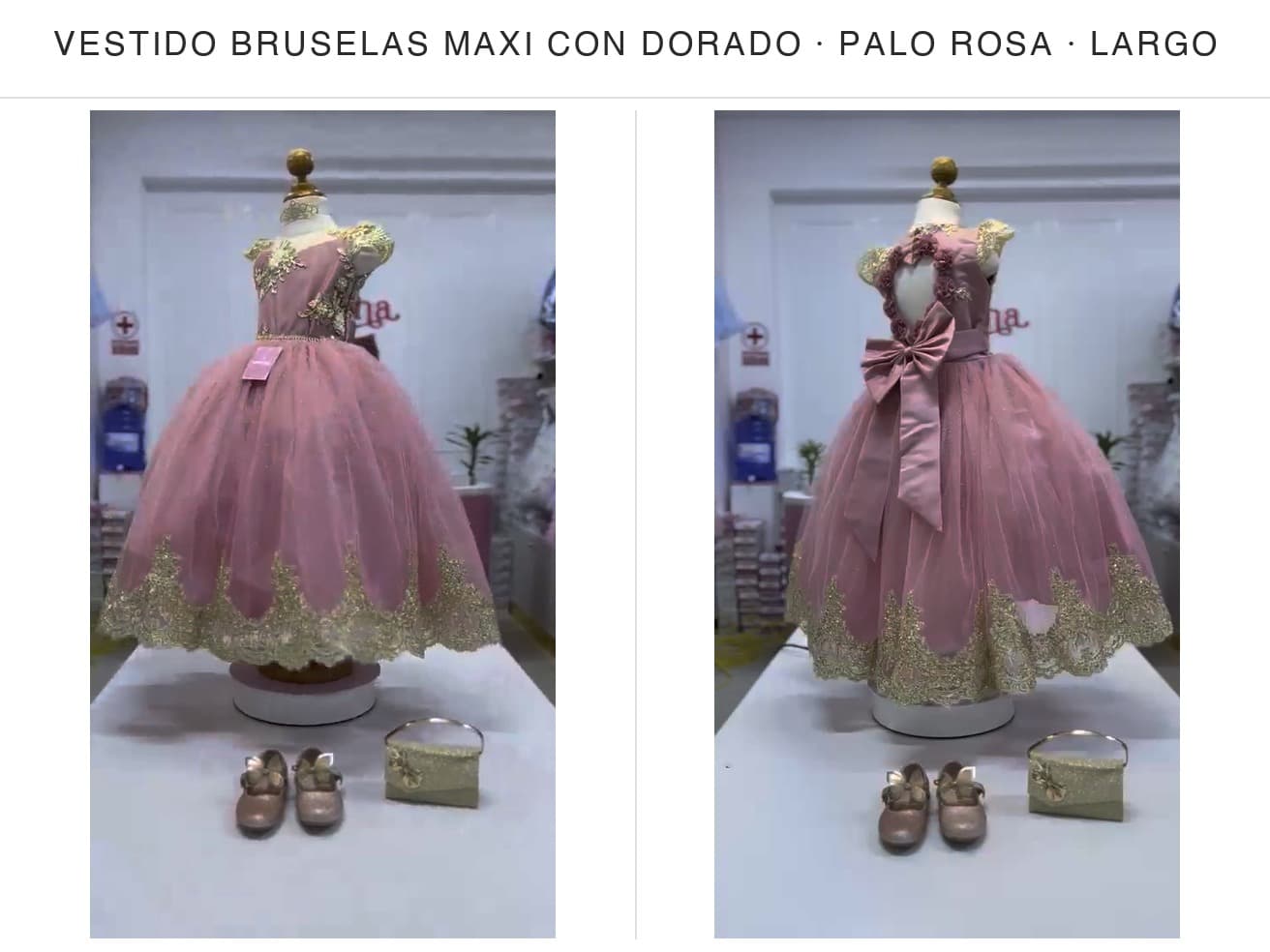 Bruselas Maxi con Dorado — Bruselas Maxi con Dorado Palo Rosa T10