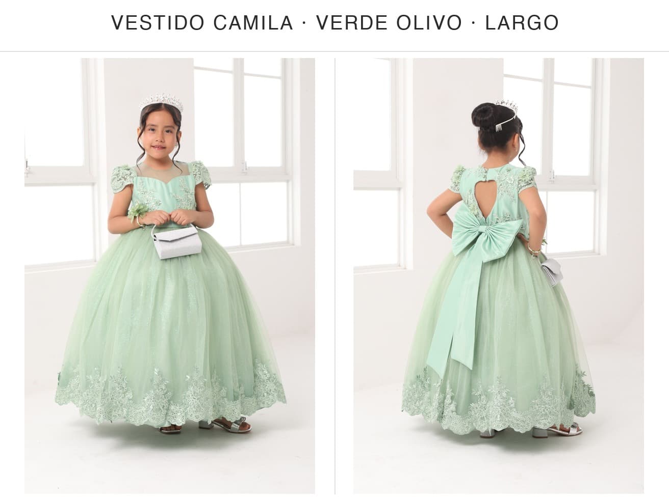 Vestido Camila — Vestido Camila Verde Olivo T8